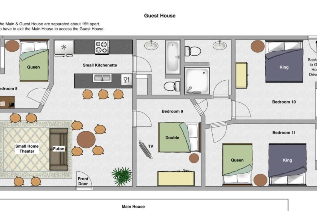 The River Haven - Sleeps 32 - On Guadalupe River Seguin Exterior foto